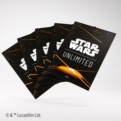 Preorder: Star Wars: Unlimited Premium Art Sleeve Card Back Orange